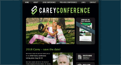 Desktop Screenshot of careyconference.net